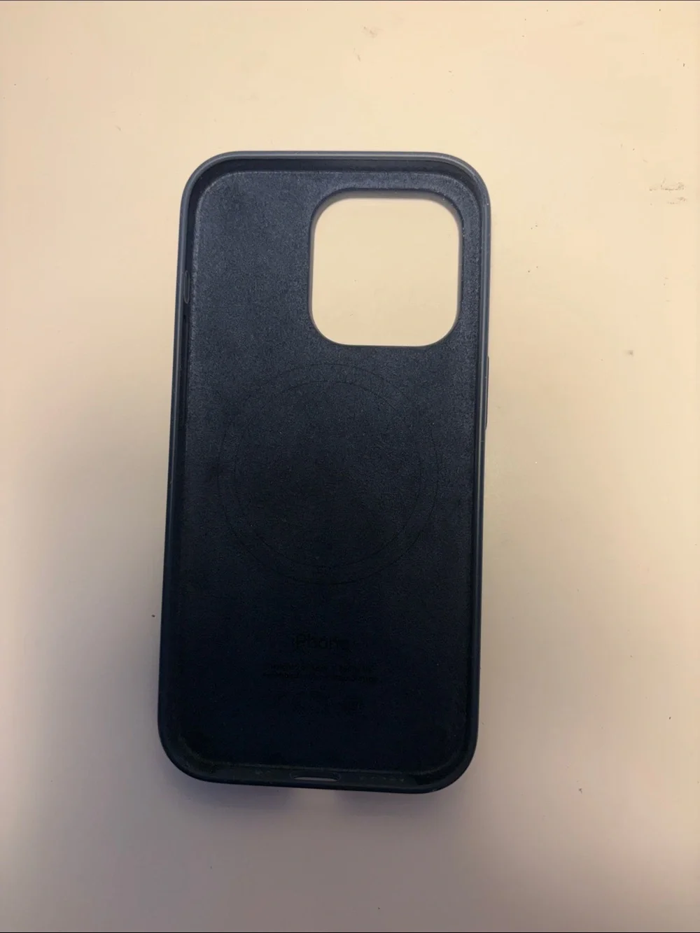 Apple Navy Blue Silicone iPhone Case with MagSafe